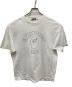 A BATHING APE（ア ベイシング エイプ）の古着「スパンコールロゴTシャツ」｜ホワイト
