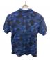 A BATHING APE (ア ベイシング エイプ) 半袖カモ柄ポロシャツ ブルー サイズ:M：8000円