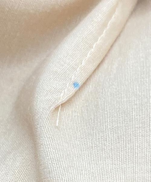 HOUGA（ホウガ）HOUGA (ホウガ) フリルペプラムブラウス ベージュ サイズ:Freeの古着・服飾アイテム