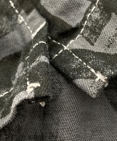 MINEDENIM（マインデニム）MINEDENIM (マインデニム) baanai (バーナイ) L.J.A Denim SH グレー サイズ:34の古着・服飾アイテム