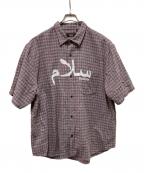 SUPREME×UNDERCOVERシュプリーム×アンダーカバー）の古着「S/S Flannel Shirt」｜グレー