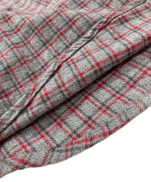 SUPREME（シュプリーム）SUPREME (シュプリーム) UNDERCOVER (アンダーカバー) S/S Flannel Shirt グレー サイズ:Lの古着・服飾アイテム