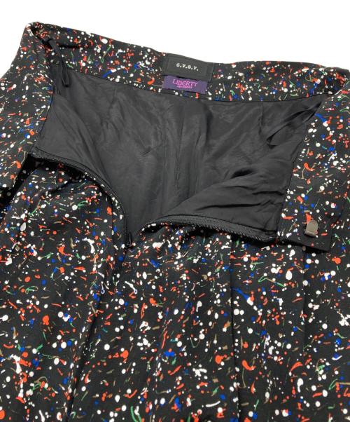G.V.G.V（ジーヴィージーヴィー）G.V.G.V (ジーヴィージーヴィー) LIBERTY (リバティ) ワイドパンツ ブラック サイズ:Sの古着・服飾アイテム
