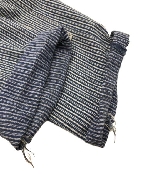 big mac（ビッグマック）big mac (ビッグマック) ヒッコリーオーバーオール インディゴ サイズ:下記参照の古着・服飾アイテム