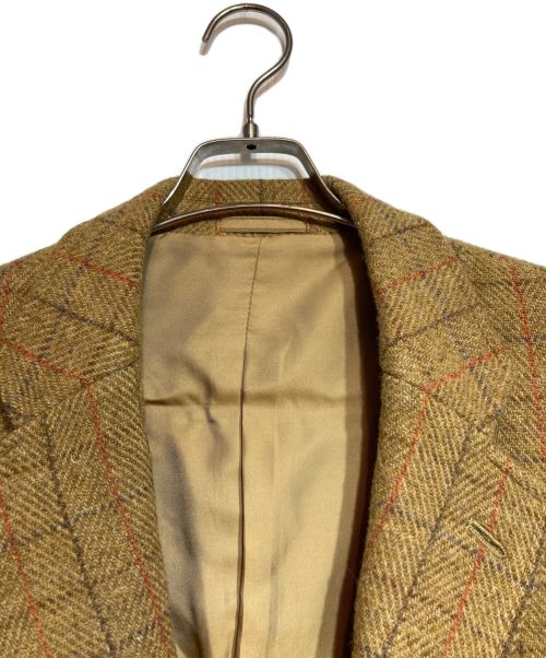 Harold Daniell（ハロルド ダニエル）Harold Daniell (ハロルド ダニエル) Harris Tweed (ハリスツイード) 3Bジャケット ブラウン サイズ:不明の古着・服飾アイテム