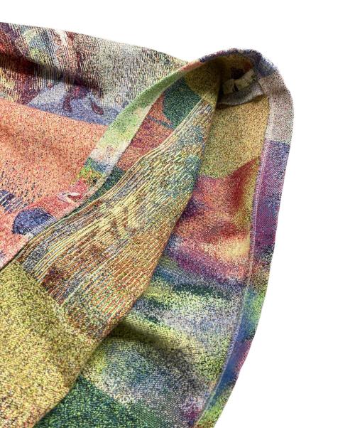 bodysong.（ボディソング）bodysong. (ボディソング) スプレーアート転写ジャガード織タックミニスカート マルチカラー サイズ:不明の古着・服飾アイテム