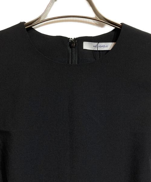 heliopole（エリオポール）heliopole (エリオポール) ノースリーブワンピース ブラック サイズ:Mの古着・服飾アイテム