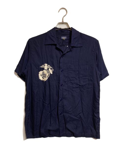 東洋エンタープライズ（トウヨウエンタープライズ）東洋エンタープライズ (トウヨウエンタープライズ) スカシャツ ネイビー サイズ:Sの古着・服飾アイテム
