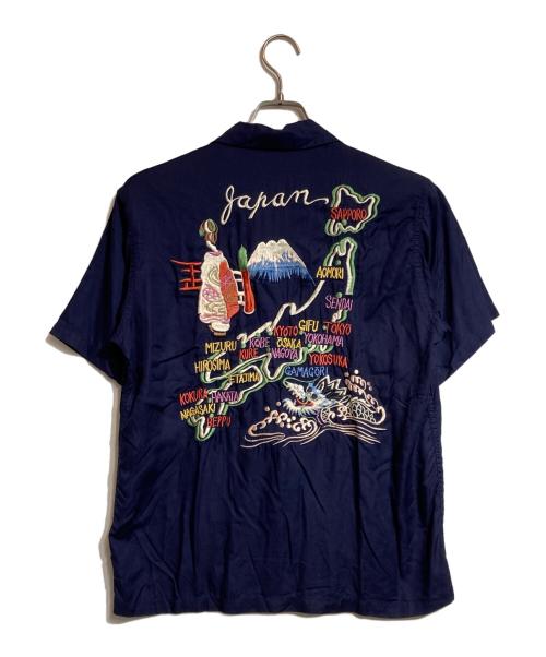 東洋エンタープライズ（トウヨウエンタープライズ）東洋エンタープライズ (トウヨウエンタープライズ) スカシャツ ネイビー サイズ:Sの古着・服飾アイテム