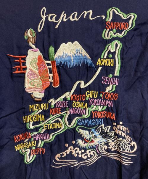 東洋エンタープライズ（トウヨウエンタープライズ）東洋エンタープライズ (トウヨウエンタープライズ) スカシャツ ネイビー サイズ:Sの古着・服飾アイテム