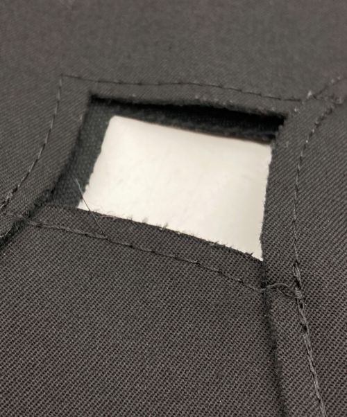 COMME des GARCONS（コムデギャルソン）COMME des GARCONS (コムデギャルソン) ウール 二次元 ハート ボンディング ノースリーブブラウス ブラック サイズ:Mの古着・服飾アイテム