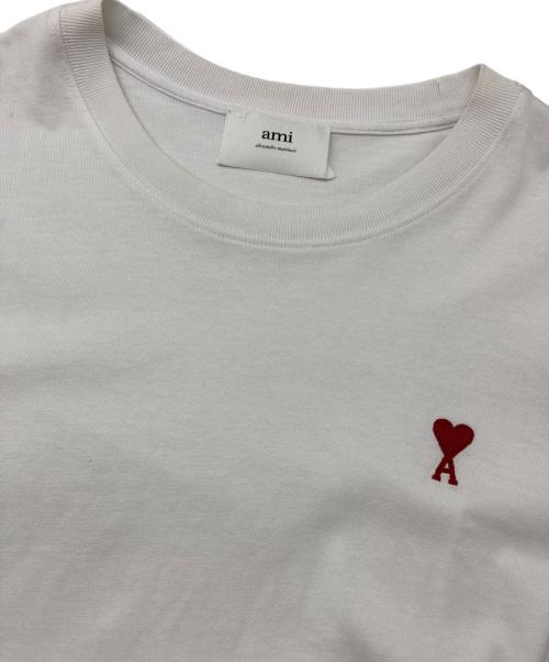 AMIPARIS（アミパリス）AMIPARIS (アミパリス) ハート刺繍L/S Tee ホワイト サイズ:Lの古着・服飾アイテム