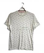 ECKHAUS LATTAエクハウスラッタ）の古着「総柄カットソー」｜ホワイト