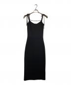 darichダーリッチ）の古着「ショルダーリボンデザインワンピース」｜ブラック