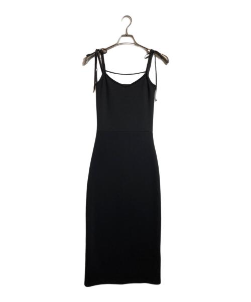 darich（ダーリッチ）Darich (ダーリッチ) ショルダーリボンデザインワンピース ブラック サイズ:Freeの古着・服飾アイテム