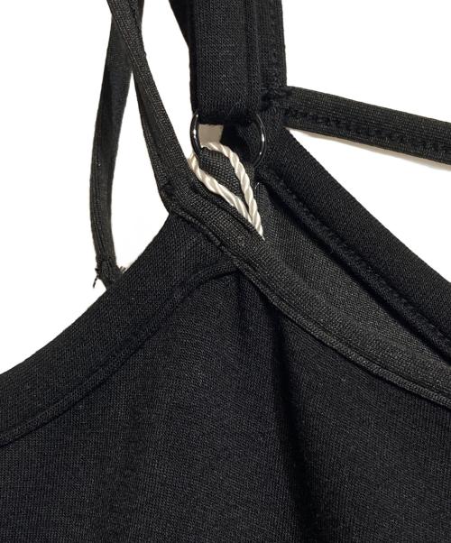 darich（ダーリッチ）Darich (ダーリッチ) ショルダーリボンデザインワンピース ブラック サイズ:Freeの古着・服飾アイテム
