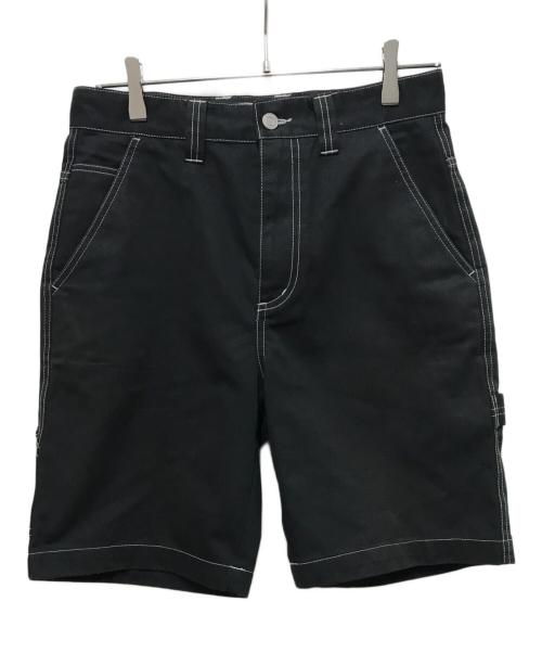 stussy（ステューシー）stussy (ステューシー) ハーフパンツ ブラック サイズ:28の古着・服飾アイテム