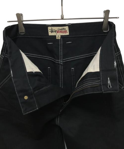 stussy（ステューシー）stussy (ステューシー) ハーフパンツ ブラック サイズ:28の古着・服飾アイテム