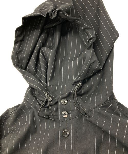 th products（ティーエイチプロダクツ）th products (ティーエイチプロダクツ) HOODED SHIRT ブラック サイズ:２の古着・服飾アイテム