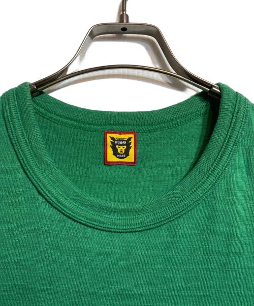 HUMAN MADE（ヒューマンメイド）HUMAN MADE (ヒューマンメイド) 23SS COLOR T-SHIRT グリーン サイズ:2XLの古着・服飾アイテム