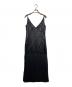 DRIES VAN NOTEN（ドリスヴァンノッテン）の古着「プリーツキャミソールワンピース」｜ブラック