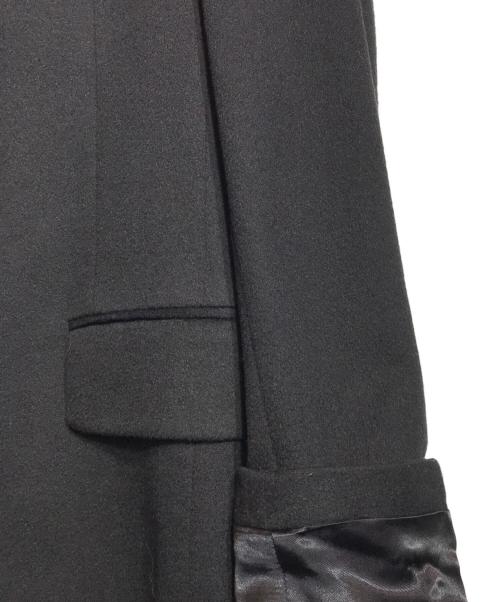 PRADA（プラダ）PRADA (プラダ) カシミヤチェスターコート ブラック サイズ:44の古着・服飾アイテム