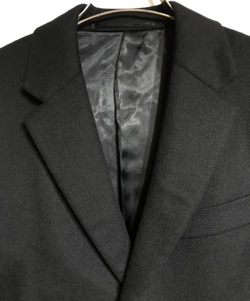 PRADA（プラダ）PRADA (プラダ) カシミヤチェスターコート ブラック サイズ:44の古着・服飾アイテム