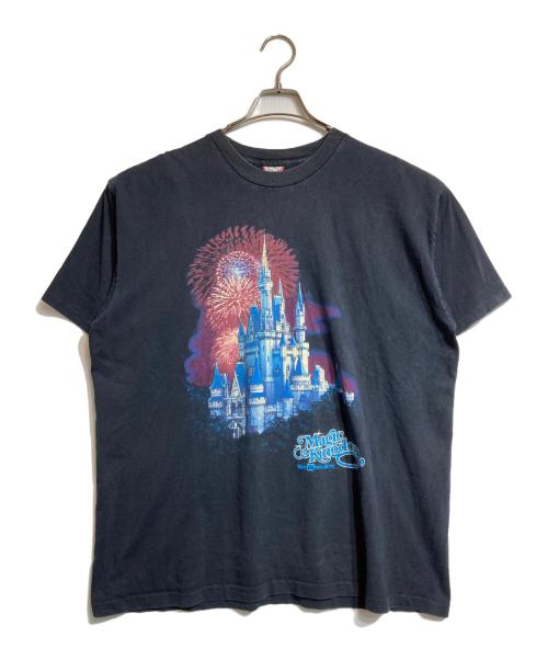 DISNEY（ディズニー）DISNEY (ディズニー) 90'sプリントTシャツ ブラック サイズ:XLの古着・服飾アイテム
