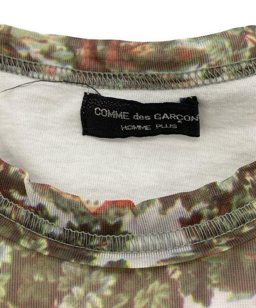COMME des GARCONS HOMME PLUS（コムデギャルソンオムプリュス）COMME des GARCONS HOMME PLUS (コムデギャルソンオムプリュス) 転写シースルーTシャツ グリーン サイズ:-の古着・服飾アイテム