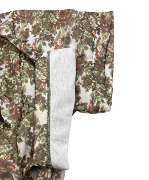 COMME des GARCONS HOMME PLUS（コムデギャルソンオムプリュス）COMME des GARCONS HOMME PLUS (コムデギャルソンオムプリュス) 転写シースルーTシャツ グリーン サイズ:-の古着・服飾アイテム