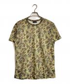 COMME des GARCONS HOMME PLUSコムデギャルソンオムプリュス）の古着「転写プリントペイズリーTシャツ」｜グリーン