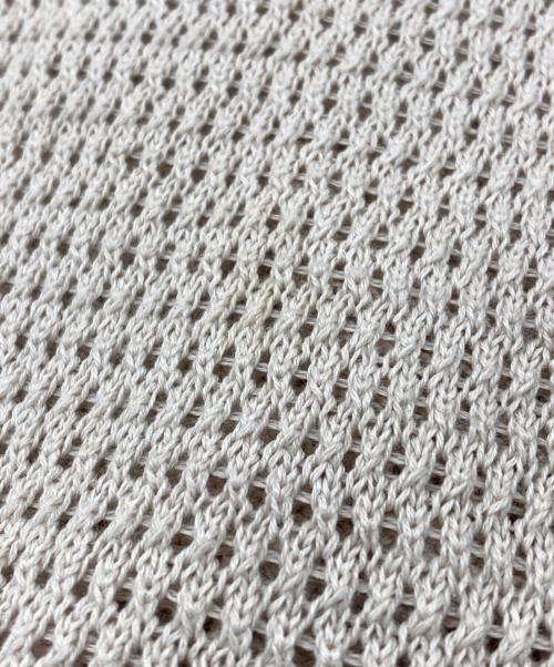 BATONER（バトナ―）BATONER (バトナ―) SUMMER KNIT V NECK CARDIGAN ベージュ サイズ:2の古着・服飾アイテム