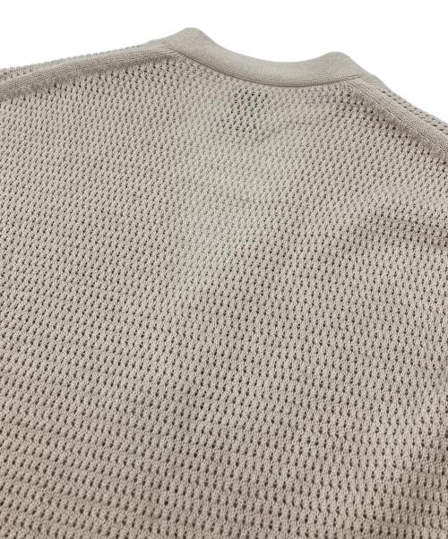 BATONER（バトナ―）BATONER (バトナ―) SUMMER KNIT V NECK CARDIGAN ベージュ サイズ:2の古着・服飾アイテム