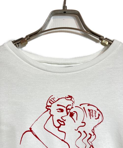10 corso como（ディエチ コルソコモ）10 corso como (ディエチ コルソコモ) プリントTシャツ ホワイト サイズ:Mの古着・服飾アイテム