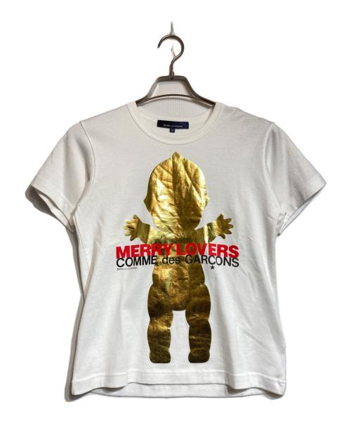 COMME des GARCONS（コムデギャルソン）COMME des GARCONS (コムデギャルソン) merry lovers S/S TEE ホワイト サイズ:Sの古着・服飾アイテム