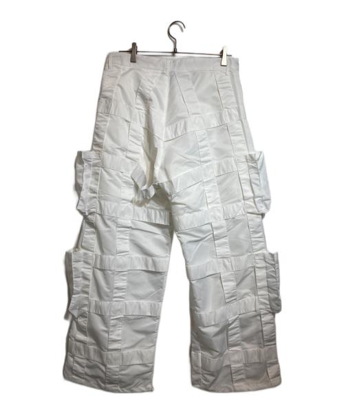 GS THE ULTIMATE EXPERIENCE（ジーエス ジ アルティメイト エクスペリエンス）GS THE ULTIMATE EXPERIENCE (ジーエス ジ アルティメイト エクスペリエンス) テクノパンツ ホワイト サイズ:Mの古着・服飾アイテム