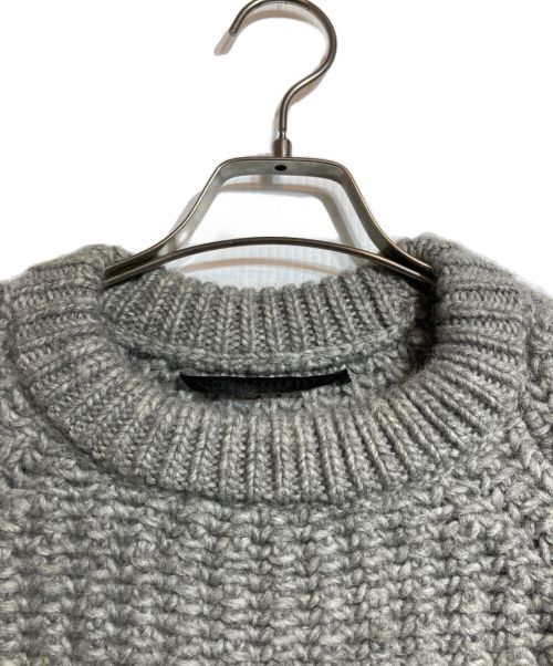 HAIDER ACKERMANN（ハイダーアッカーマン）HAIDER ACKERMANN (ハイダーアッカーマン) ウールニット グレー サイズ:XSの古着・服飾アイテム