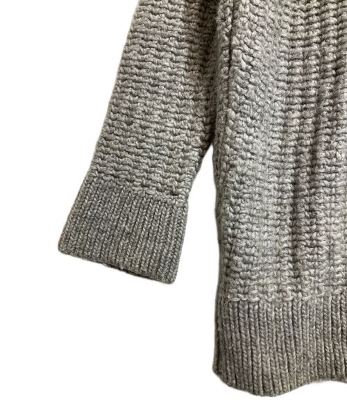 HAIDER ACKERMANN（ハイダーアッカーマン）HAIDER ACKERMANN (ハイダーアッカーマン) ウールニット グレー サイズ:XSの古着・服飾アイテム
