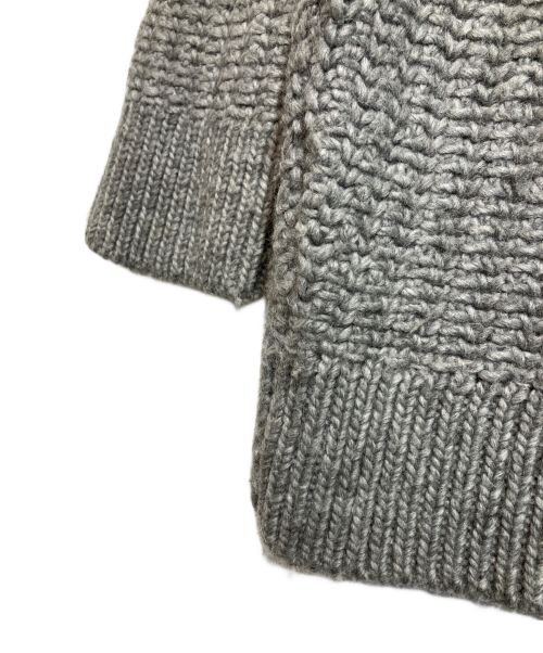 HAIDER ACKERMANN（ハイダーアッカーマン）HAIDER ACKERMANN (ハイダーアッカーマン) ウールニット グレー サイズ:XSの古着・服飾アイテム