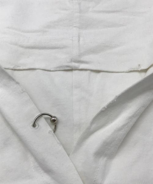 PRANK PROJECT（プランクプロジェクト）PRANK PROJECT (プランクプロジェクト) Hooded Long Sleeve Tee ホワイト サイズ:FREEの古着・服飾アイテム