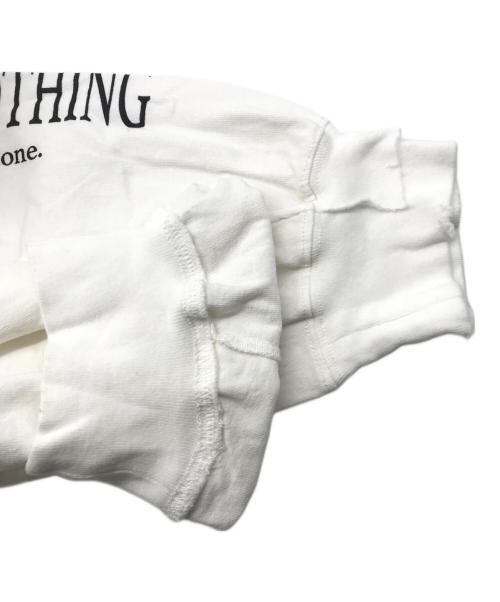 PRANK PROJECT（プランクプロジェクト）PRANK PROJECT (プランクプロジェクト) Hooded Long Sleeve Tee ホワイト サイズ:FREEの古着・服飾アイテム