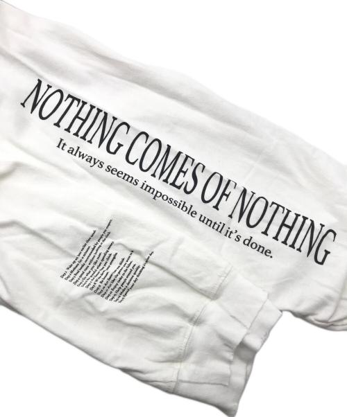 PRANK PROJECT（プランクプロジェクト）PRANK PROJECT (プランクプロジェクト) Hooded Long Sleeve Tee ホワイト サイズ:FREEの古着・服飾アイテム