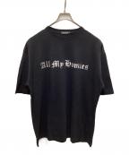ALL MY HOMIESオールマイホーミーズ）の古着「プリントTシャツ」｜ブラック