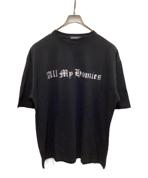 ALL MY HOMIES（オールマイホーミーズ）ALL MY HOMIES (オールマイホーミーズ) プリントTシャツ ブラック サイズ:XLの古着・服飾アイテム