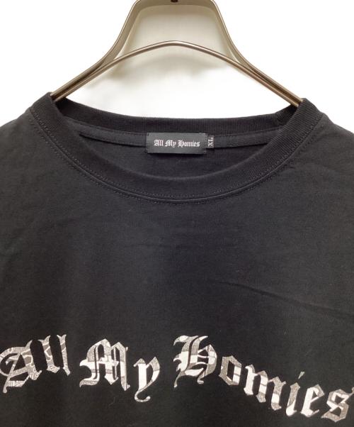 ALL MY HOMIES（オールマイホーミーズ）ALL MY HOMIES (オールマイホーミーズ) プリントTシャツ ブラック サイズ:XLの古着・服飾アイテム