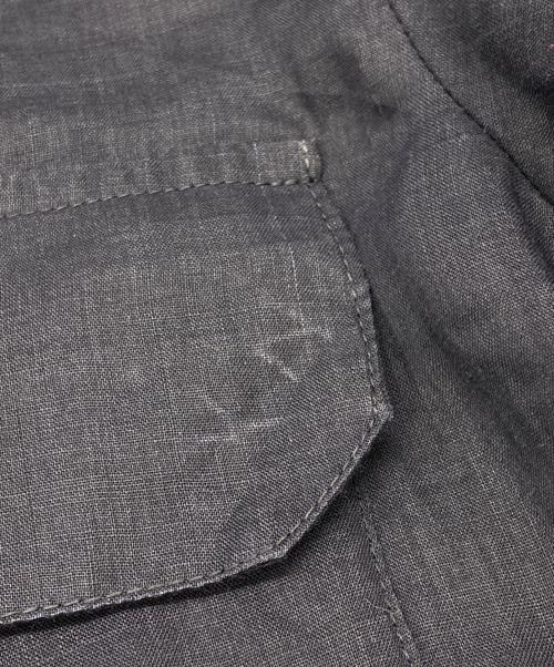 Y's（ワイズ）Y's (ワイズ) ラミーリネンアシメシャツ ネイビー サイズ:1の古着・服飾アイテム