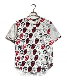 COMME des GARCONS HOMME PLUS（コムデギャルソンオムプリュス）の古着「ROLLING STONES LIP AND TAN ICON TEE」｜ホワイト