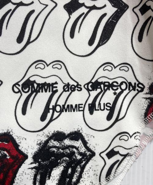 COMME des GARCONS HOMME PLUS（コムデギャルソンオムプリュス）COMME des GARCONS HOMME PLUS (コムデギャルソンオムプリュス) ROLLING STONES LIP AND TAN ICON TEE ホワイト サイズ:Sの古着・服飾アイテム