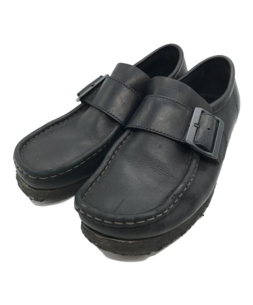 CLARKS（クラークス）CLARKS (クラークス) Wallabee Monk ブラック サイズ:25.5cmの古着・服飾アイテム