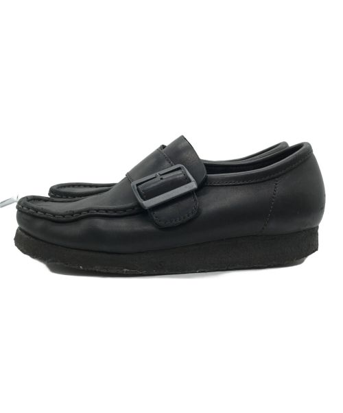 CLARKS（クラークス）CLARKS (クラークス) Wallabee Monk ブラック サイズ:25.5cmの古着・服飾アイテム